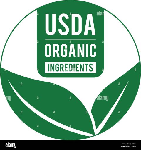 Usda Organic Ingredients Product Packaging Icon Vector Illustration ... throughout The Versatility Story of Your Organic Small Nesting Table